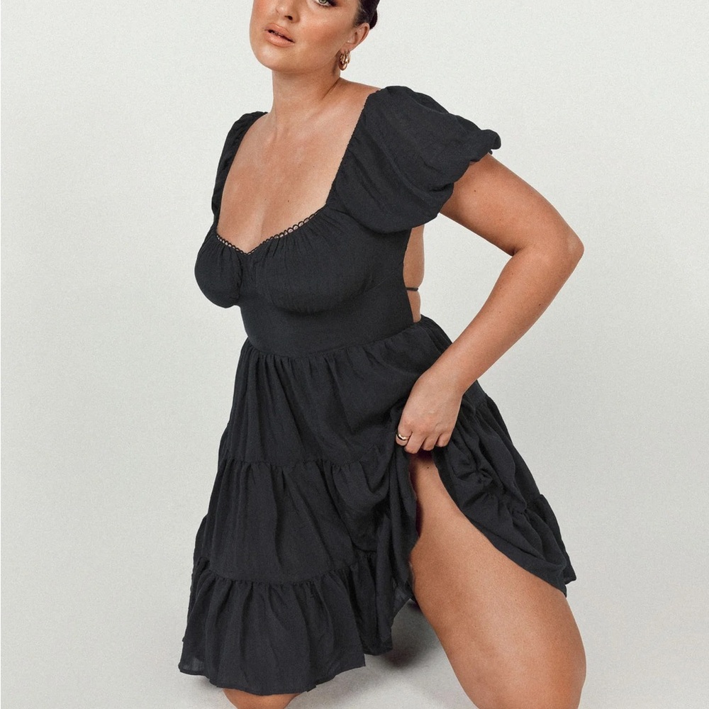 Princess Polly Black Backless Dress